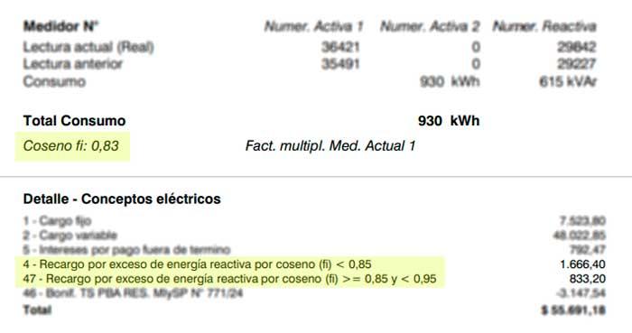 Energía reactiva en tu factura